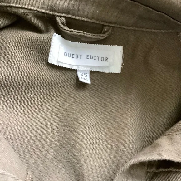 Anthropologie Guest Editor Military Jacket Sz-S - Picture 5 of 5